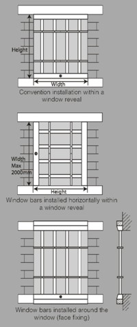 Seceurobar Removable Window Security Bars From Samson Doors Uk