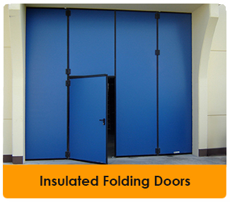 Insulated Industrial Folding Steel Doors