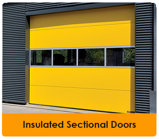 Made to Measure Insulated Industrial Sectional Doors 